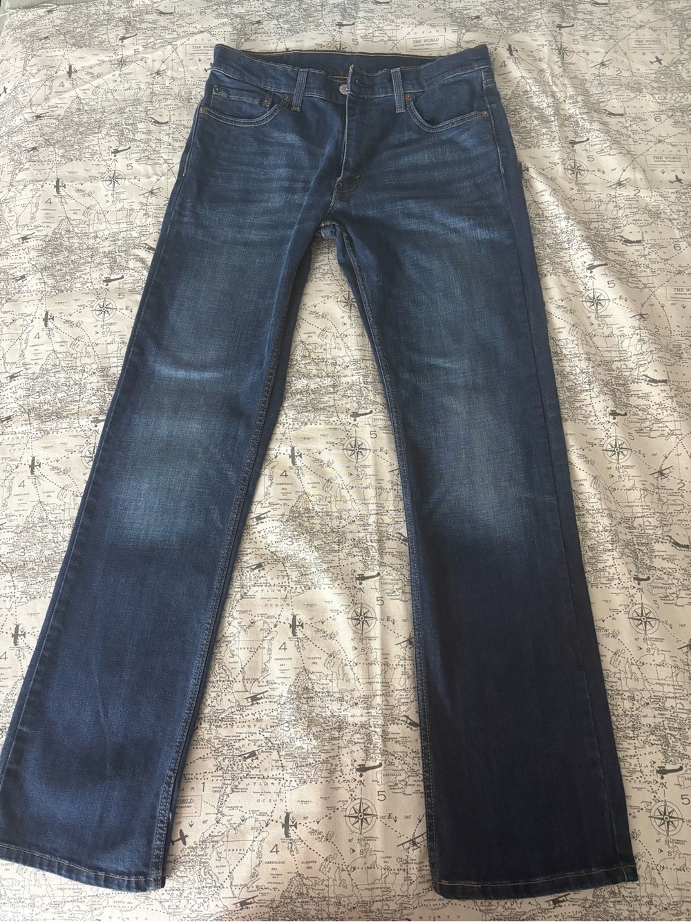 Levi's Men's Dark Blue Bootcut Jeans